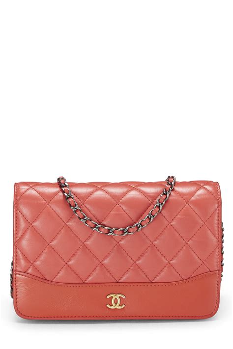 chanel quilted patent calfskin wallet price